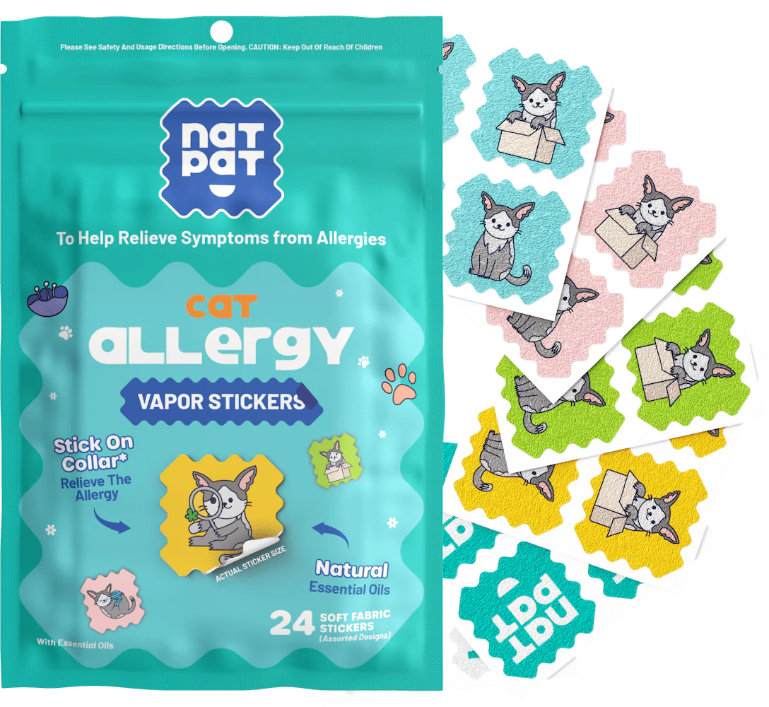 Cat Allergy Relief Vapor Stickers - Image 11