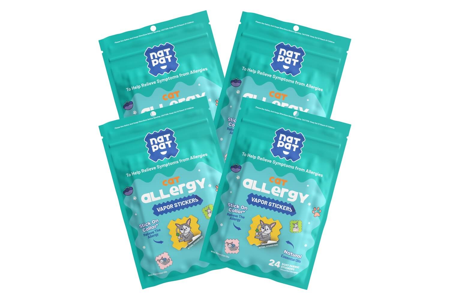 Cat Allergy Relief Vapor Stickers - Image 5