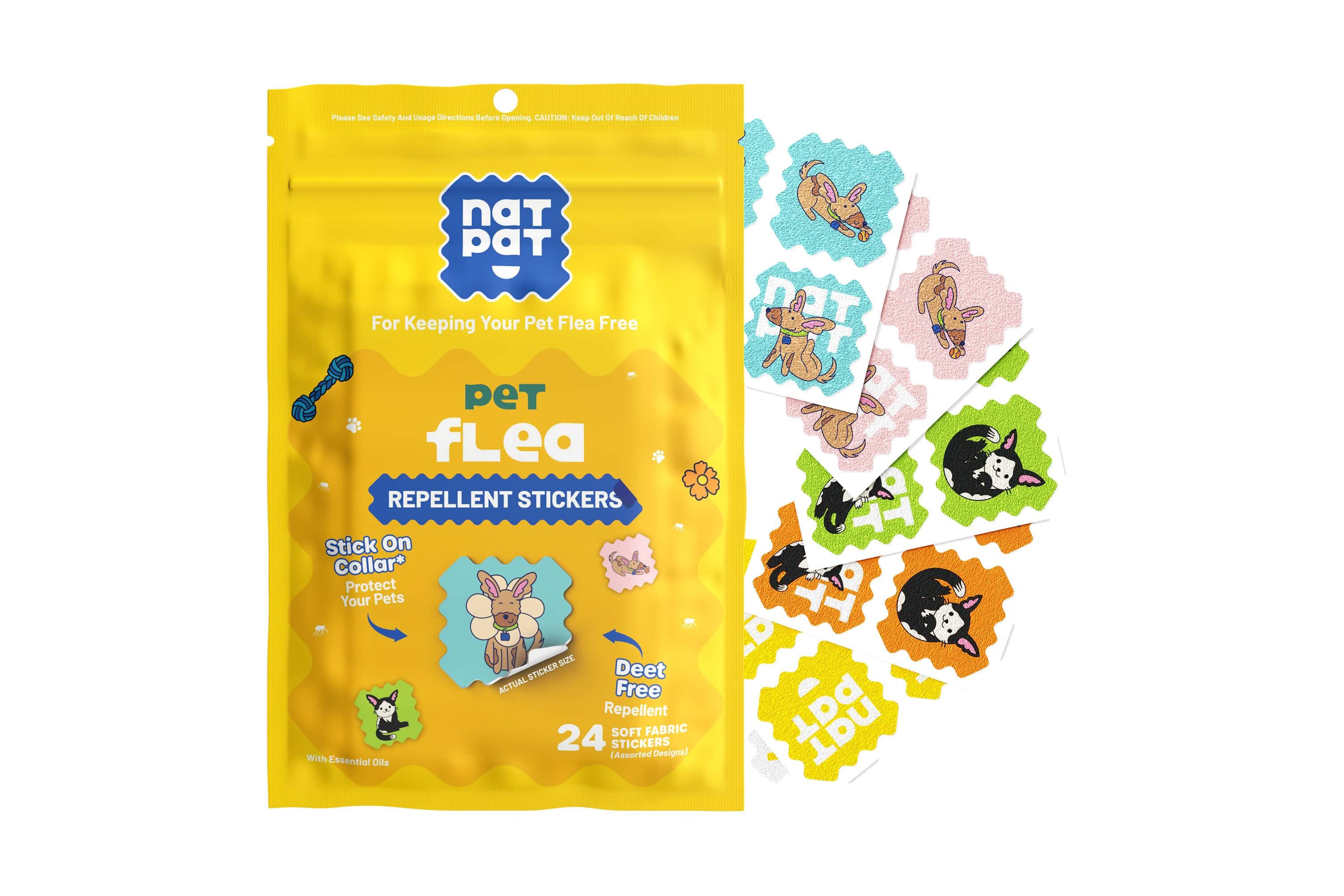 Pet Flea Repellent Stickers - Image 3