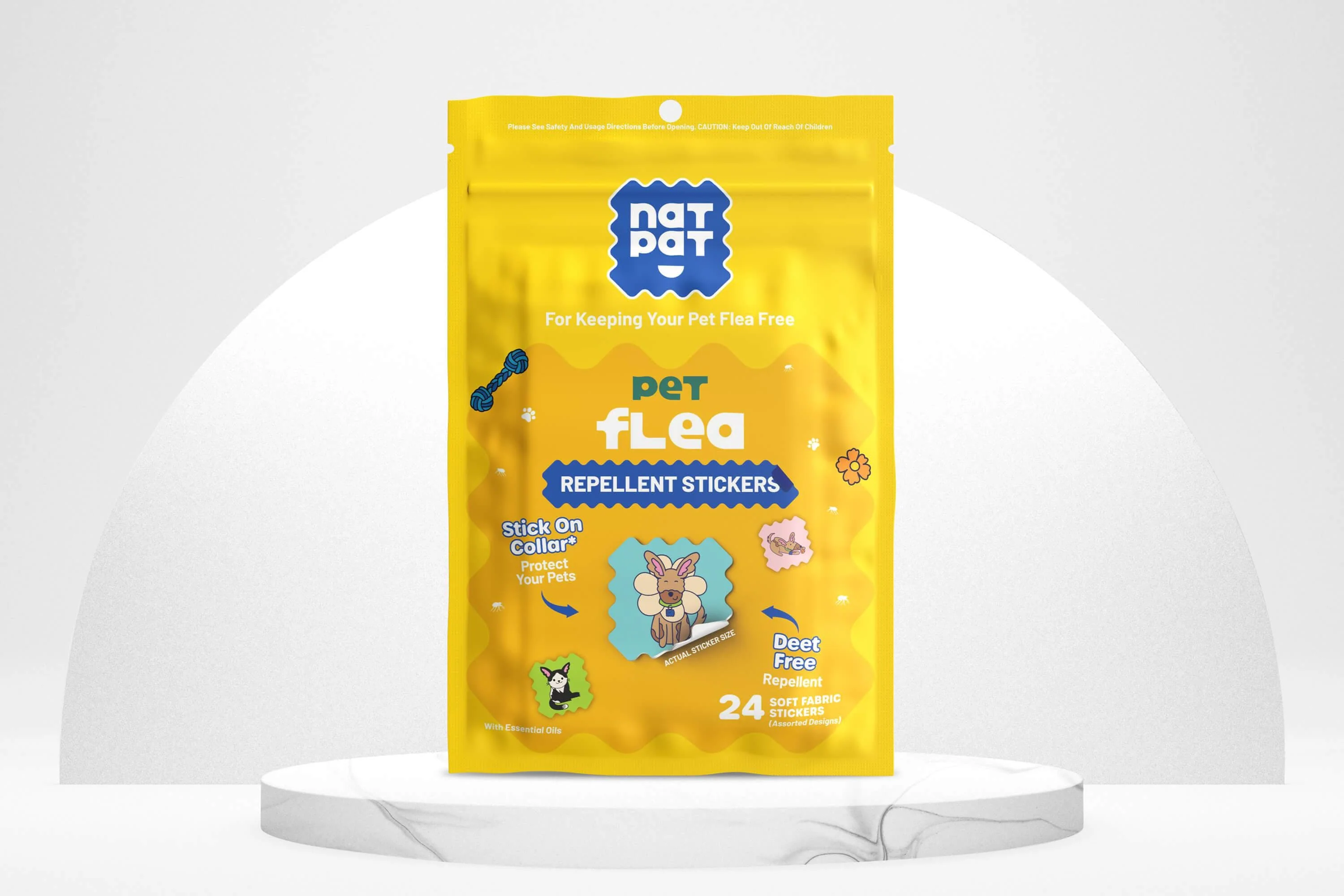 Pet Flea Repellent Stickers - Image 11