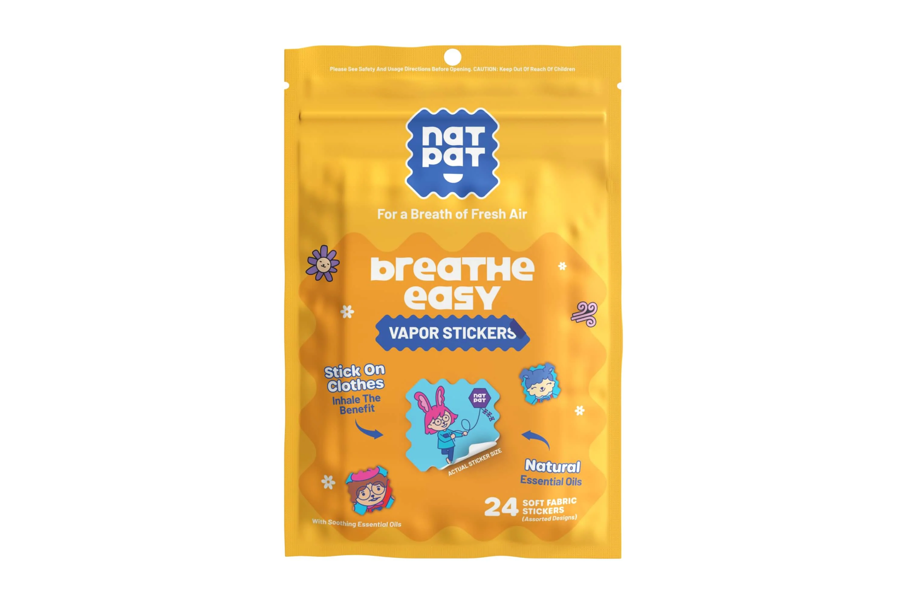 StuffyPatch - Breath Easy Stickers - Image 3