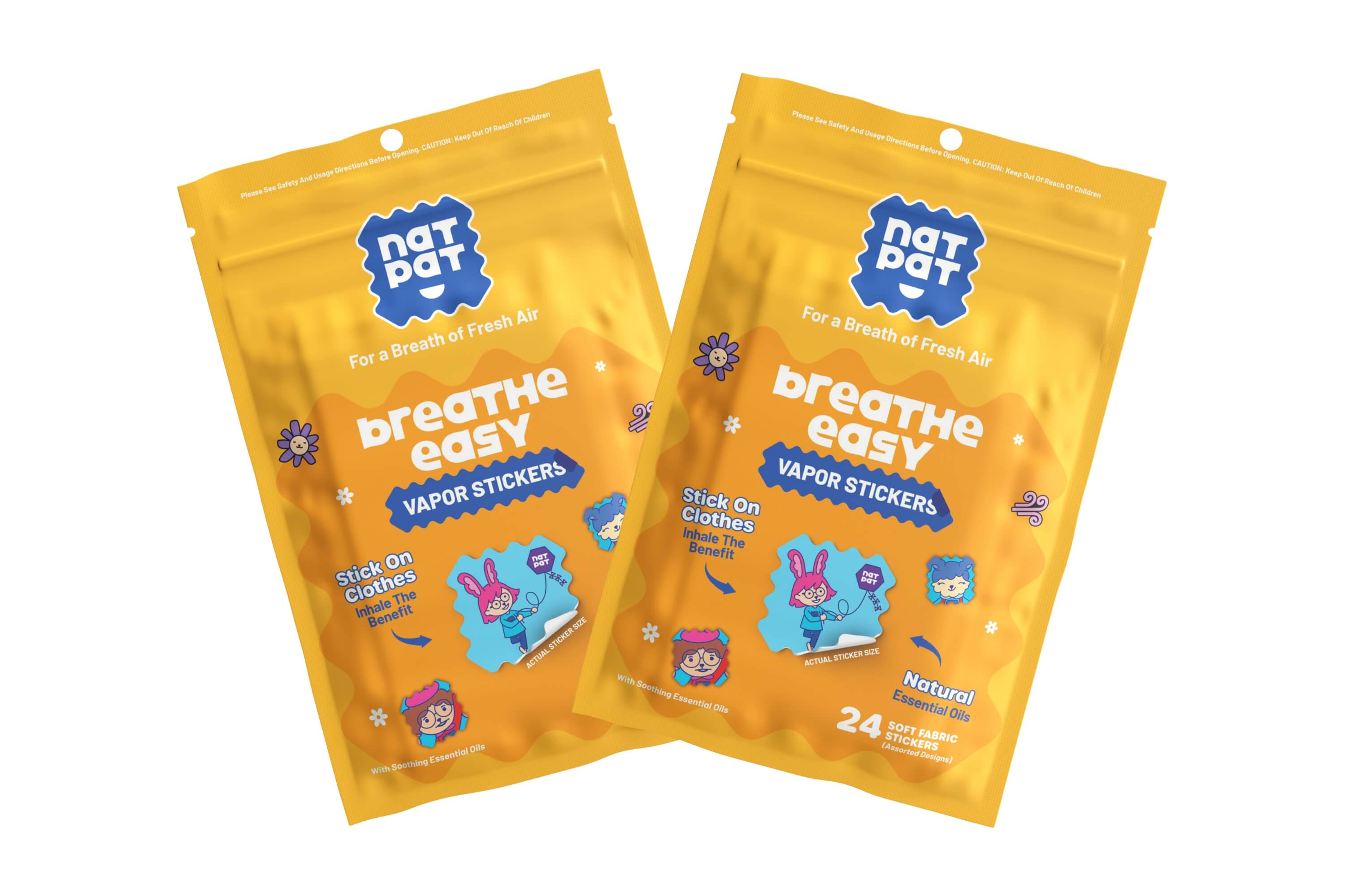 StuffyPatch - Breath Easy Stickers - Image 4