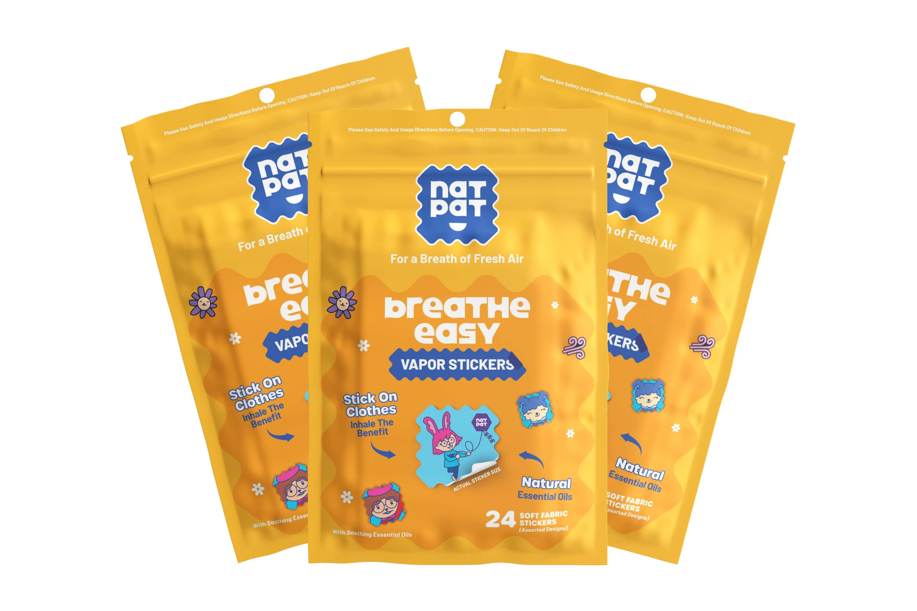 StuffyPatch - Breath Easy Stickers - Image 5
