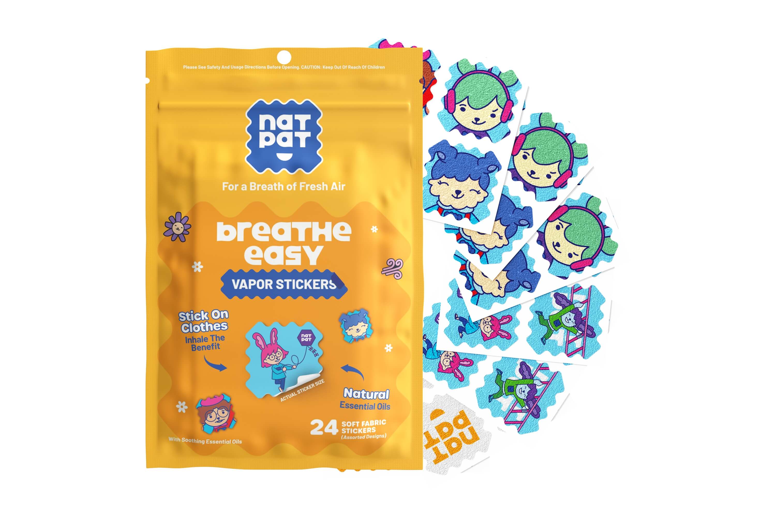StuffyPatch - Breath Easy Stickers - Image 7